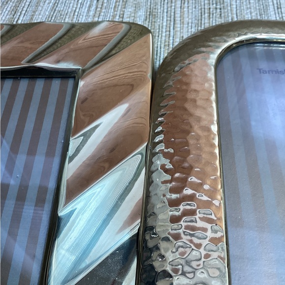 Loni Michel by Bowon Solid Brass Photo Frame Duo Holds 5”x7” - Picture 10 of 10